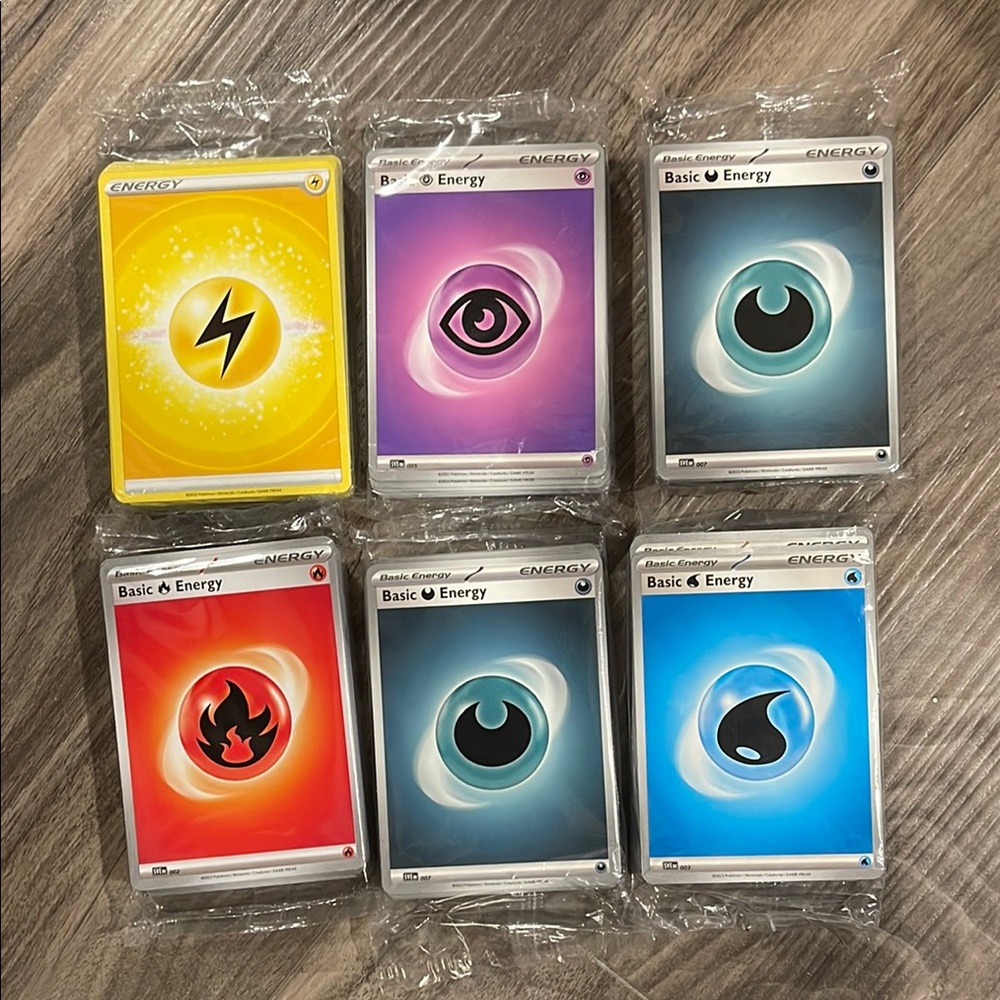 Pokemon Energy Packs Sealed x6